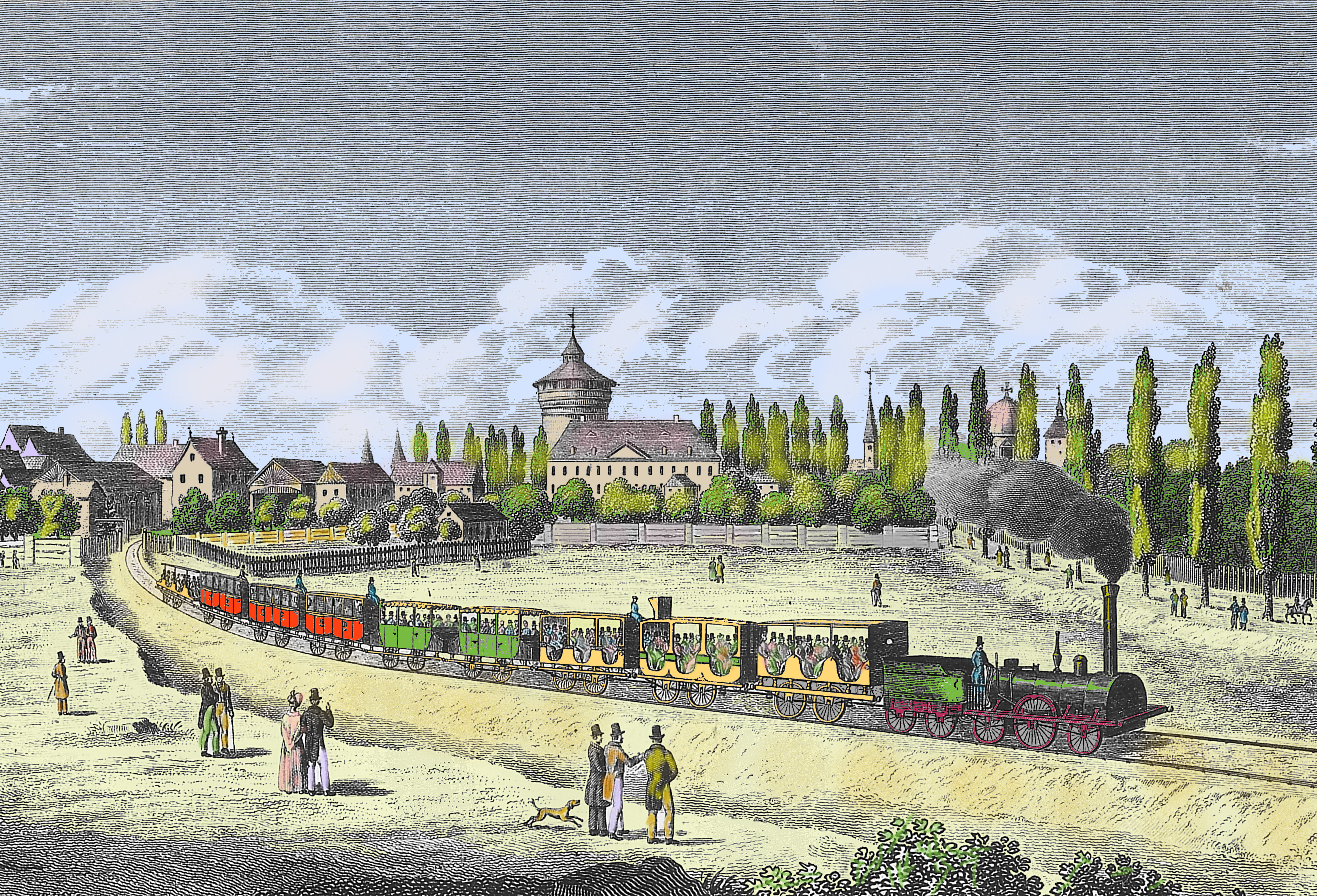 Le réseau de l’Allemagne au XIXe siècle : puissance, unification et unité.